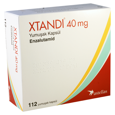 XTANDI 40 MG ( ENZALUTAMIDE ) 112 SOFT CAPSULES